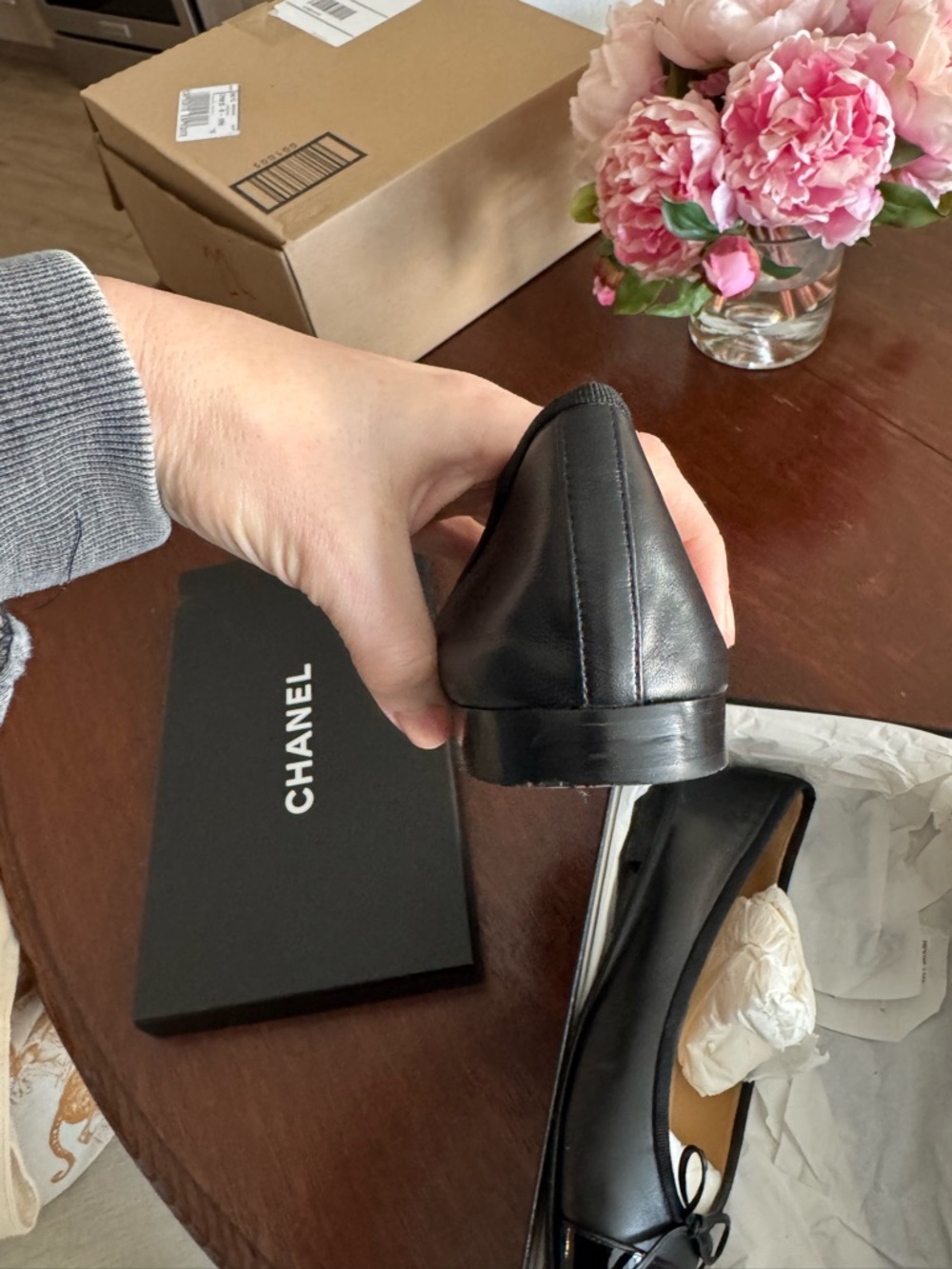 CHANEL classic black flats - Picture 6 of 10